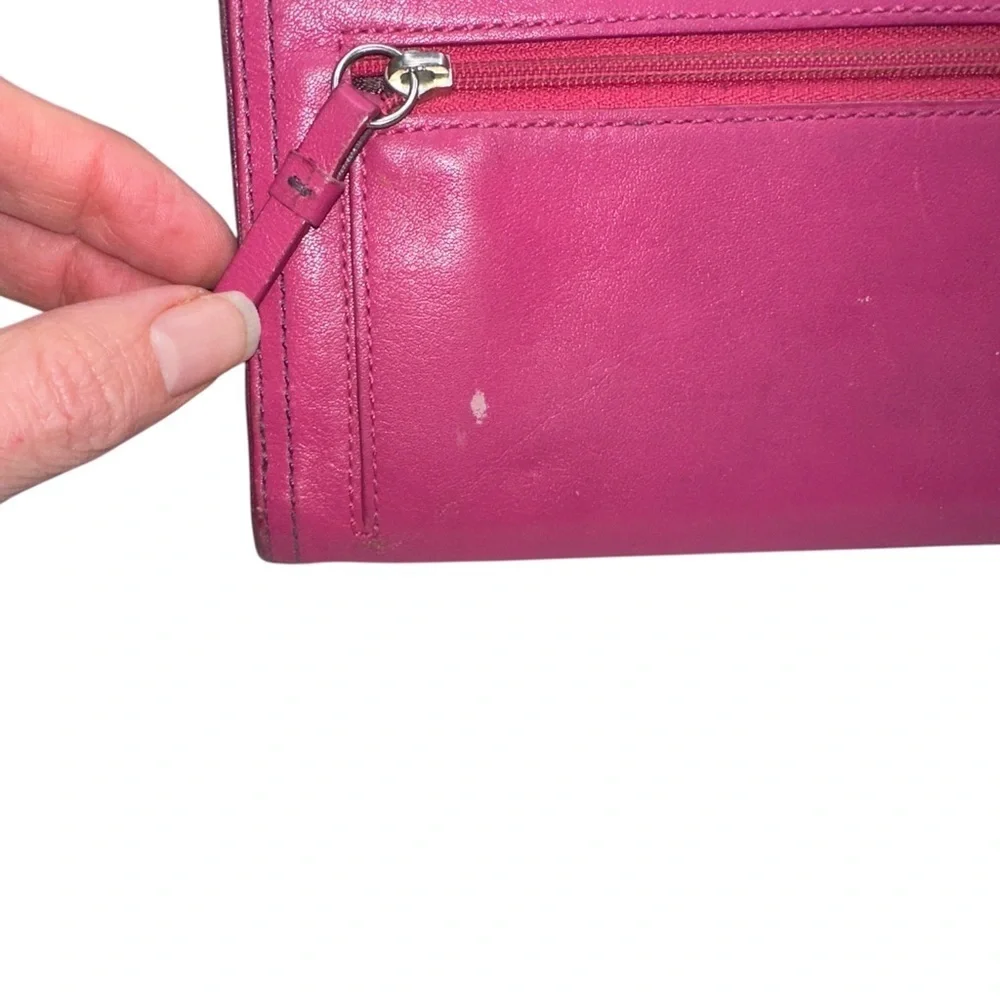 Coach Vintage Fuchsia Leather Wallet